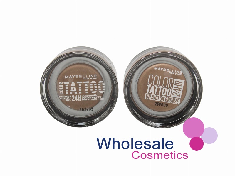 7 x Maybelline 24HR Color Tattoo Eyeshadow - ON AND ON BRONZE